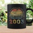 20Th Birthday Gift Awesome Since February 2003 20 Year Old Coffee Mug Gifts ideas