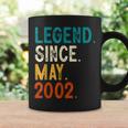 21 Year Old Legend Since May 2002 21St Birthday Coffee Mug Gifts ideas