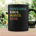 21 Years Old Gifts Legend Since March 2002 21St Birthday Coffee Mug Gifts ideas