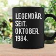 39 Geburtstag Geschenk 39 Jahre Legendär Seit Oktober 1984 Tassen Geschenkideen