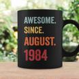 39 Years Old Gift Awesome Since August 1984 39Th Birthday Coffee Mug Gifts ideas