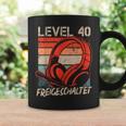 40 Geburtstag Jungen Video Gamer Level 40 Unlocked Männer Tassen Geschenkideen