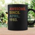 40 Year Old Awesome Since April 1983 40Th Birthday Coffee Mug Gifts ideas