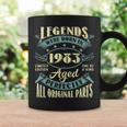 40Th Birthday Gifts Vintage Legends Born In 1983 40 Year Old Coffee Mug Gifts ideas