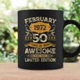 50 Year Old Gift Vintage February 1972 50Th Birthday Gift Coffee Mug Gifts ideas