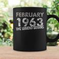 57Th Birthday Gift February 1963 The Legend Begins Coffee Mug Gifts ideas