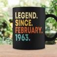 60 Year Old Gifts 60Th Birthday Legend Since February 1963 Coffee Mug Gifts ideas