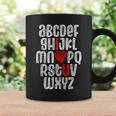 Abc Chalk Alphabet I Love You English Teacher Valentines Day V3 Coffee Mug Gifts ideas
