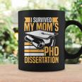 Academic Phd Candidate I Survived My Moms Phd Dissertation Coffee Mug Gifts ideas