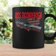 Aircraft Carrier Uss Ticonderoga Cv-14 Grandpa Dad Son Coffee Mug Gifts ideas