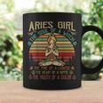 Aries Girl The Soul Of A Witch Birthday Women Love Yoga Coffee Mug Gifts ideas