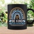 Autism Awareness Be Kind Rainbow Leopard Autism Awareness Coffee Mug Gifts ideas
