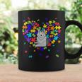 Autism Awareness Siberian Husky Cute Heart Dog Dad Mom Gift Coffee Mug Gifts ideas