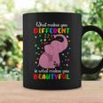 Autism Elephant What Makes You Different Makes You Beautiful Coffee Mug Gifts ideas