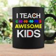 Autism Teacher I Teach Awesome Kids Coffee Mug Gifts ideas