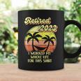 Awesome Retired 2023 I Worked My Whole Life Women Men Coffee Mug Gifts ideas