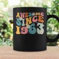 Awesome Since 1963 60Th Birthday Retro Gifts Born In 1963 Coffee Mug Gifts ideas