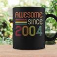 Awesome Since 2004 19Th Birthday Retro Coffee Mug Gifts ideas