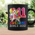 Awesome Since 2012 Dabbing Unicorn 11 Year Old Birthday Girl Coffee Mug Gifts ideas