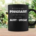 Baby Announcement New Uncle Aunt From Sisterinlaw Coffee Mug Gifts ideas