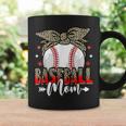 Baseball Mom Life Game Day Leopard Cute Mothers Day Coffee Mug Gifts ideas