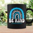 Be Kind Autism Awareness Groovy Rainbow Choose Kindness Coffee Mug Gifts ideas