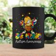 Be Kind Autism Awareness Puzzle Bee Dabbing Support Kid Girl Coffee Mug Gifts ideas