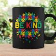 Be Kind Autism Awareness Women Girls Sunflower Coffee Mug Gifts ideas