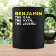 Benjamin The Man Myth Legend Funny Name Men Boys Coffee Mug Gifts ideas