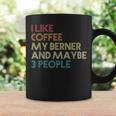Bernese Mountain Dog Owner Coffee Lovers Quote Vintage Retro Coffee Mug Gifts ideas