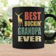 Best Buckin Grandpa Fathers Day Gift Idea Vintage Deer Coffee Mug Gifts ideas