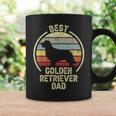 Best Dog Father Dad - Vintage Golden Retriever Coffee Mug Gifts ideas