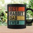 Best Rabbit Dad Ever Funny Rabbits Men Father Vintage Coffee Mug Gifts ideas