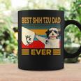 Best Shih Tzu Dad Ever Retro Vintage V2 Coffee Mug Gifts ideas