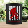 Bigfoot Big Hockey Dad American Flag Coffee Mug Gifts ideas