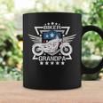 Biker Grandpa American Flag Usa Patriotic Motorcycle Gift For Mens Coffee Mug Gifts ideas