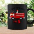Birthday 5 Year Old Fire Fighter Truck | Firetruck Coffee Mug Gifts ideas