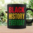 Black History Everyday - Black History Month Celebration Coffee Mug Gifts ideas