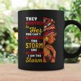 Black History Month African Woman Afro I Am The Storm Women Coffee Mug Gifts ideas