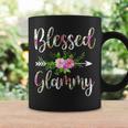 Blessed Glammy Floral For Women Mothers Day Grandma Coffee Mug Gifts ideas