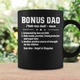 Bonus Dad Noun Connected By Love Not Dna Role Model Provider Coffee Mug Gifts ideas