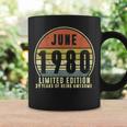 Born June 1980 Limited Edition1980Th Birthday Gifts Coffee Mug Gifts ideas