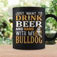 Bulldog Dad Dog Dad & Beer Lover Fathers Day Gift Coffee Mug Gifts ideas