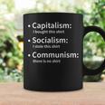 Capitalism Socialism Communism Libertarian Economics Freedom Coffee Mug Gifts ideas