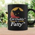 Cat Daddy To A Fatty Funny Vintage 80S Sunset Fat Chonk Dad Coffee Mug Gifts ideas