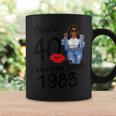 Chapter 40 Fabulous Since 1983 Black Girl Birthday Queen Coffee Mug Gifts ideas
