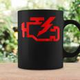 Check Engine Light Mechanic Automotive Funny Red Coffee Mug Gifts ideas