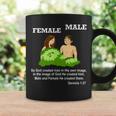 Christian Bible Verse Genesis 1 27 God Created Male Female Coffee Mug Gifts ideas