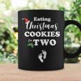 Christmas Pregnancy Mom To Be Eating Cookies For Two Gift For Womens Coffee Mug Gifts ideas