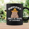 Cinco De Mayo Purrsday Cat Sombrero Mexican Party Cats Lover Coffee Mug Gifts ideas